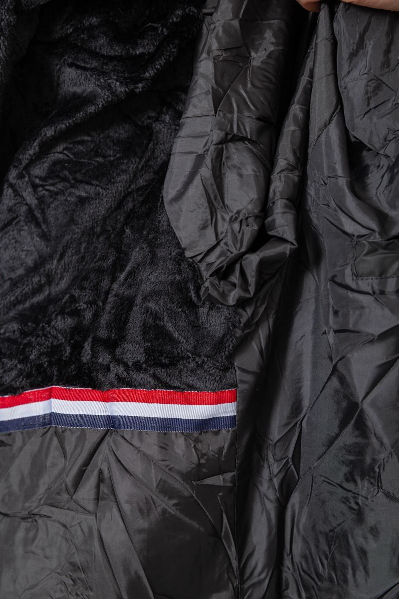 Куртка чоловіча зимова подовжена, колір чорний, 244RH76-30D - Зображення 9