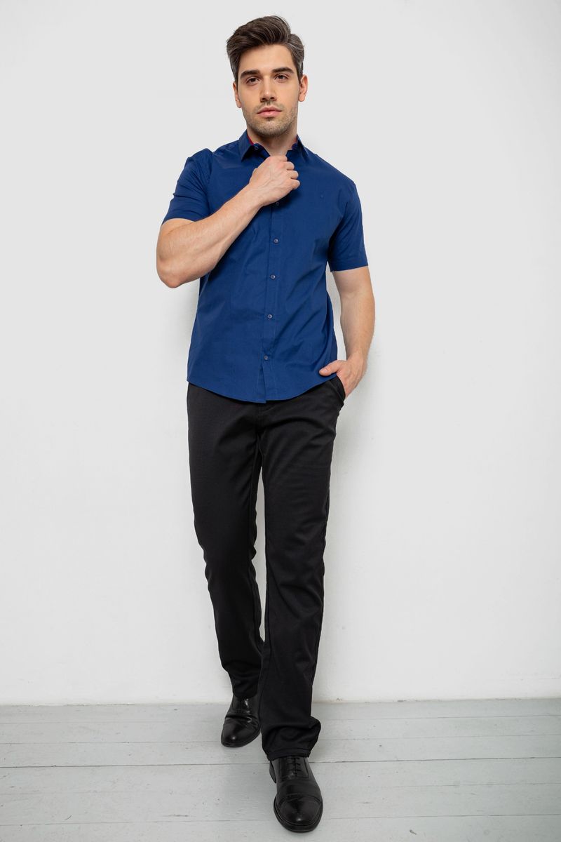 Сорочка чоловіча, колір синій, 214R7327
