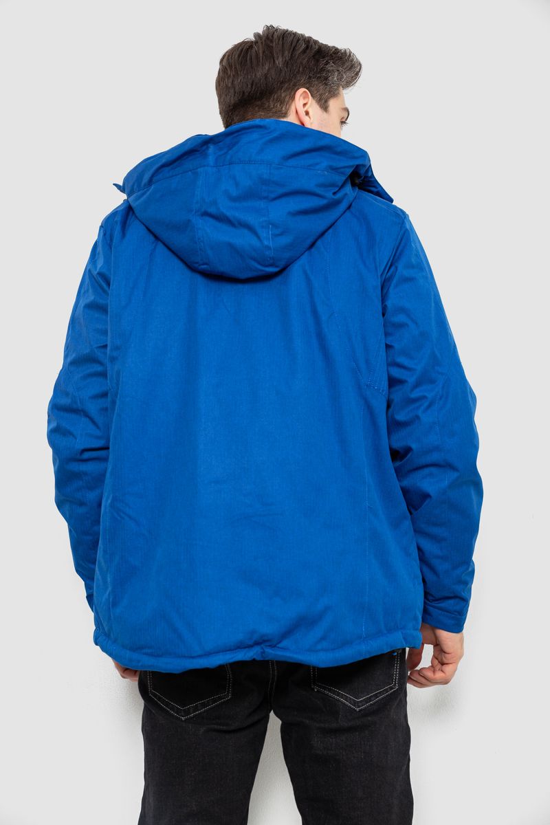 Куртка чоловіча демісезонна з капюшоном, колір електрик, 244RZ-2521 - Зображення 4