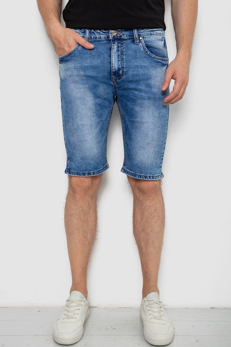 Шорти чоловічі джинсові, колір синій, 244RLS22-0213X