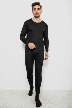 Термобілизна чоловіча, колір чорний, 241R0107