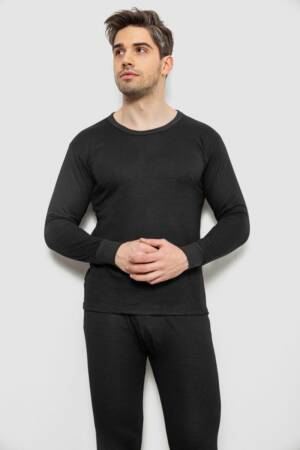 Термобілизна чоловіча, колір чорний, 241R0107