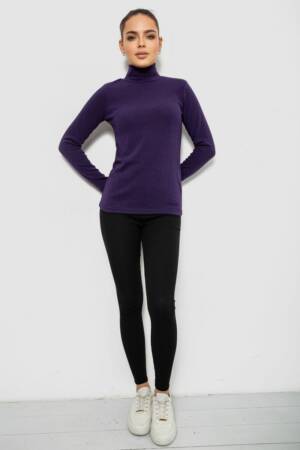 Гольф жіночий однотонний, колір фіолетовий, 257R100
