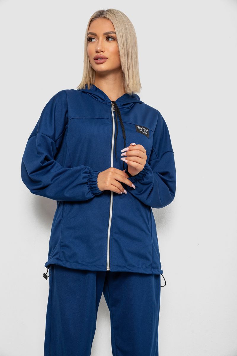 Спортивний костюм жіночий, колір синій, 238R114-2