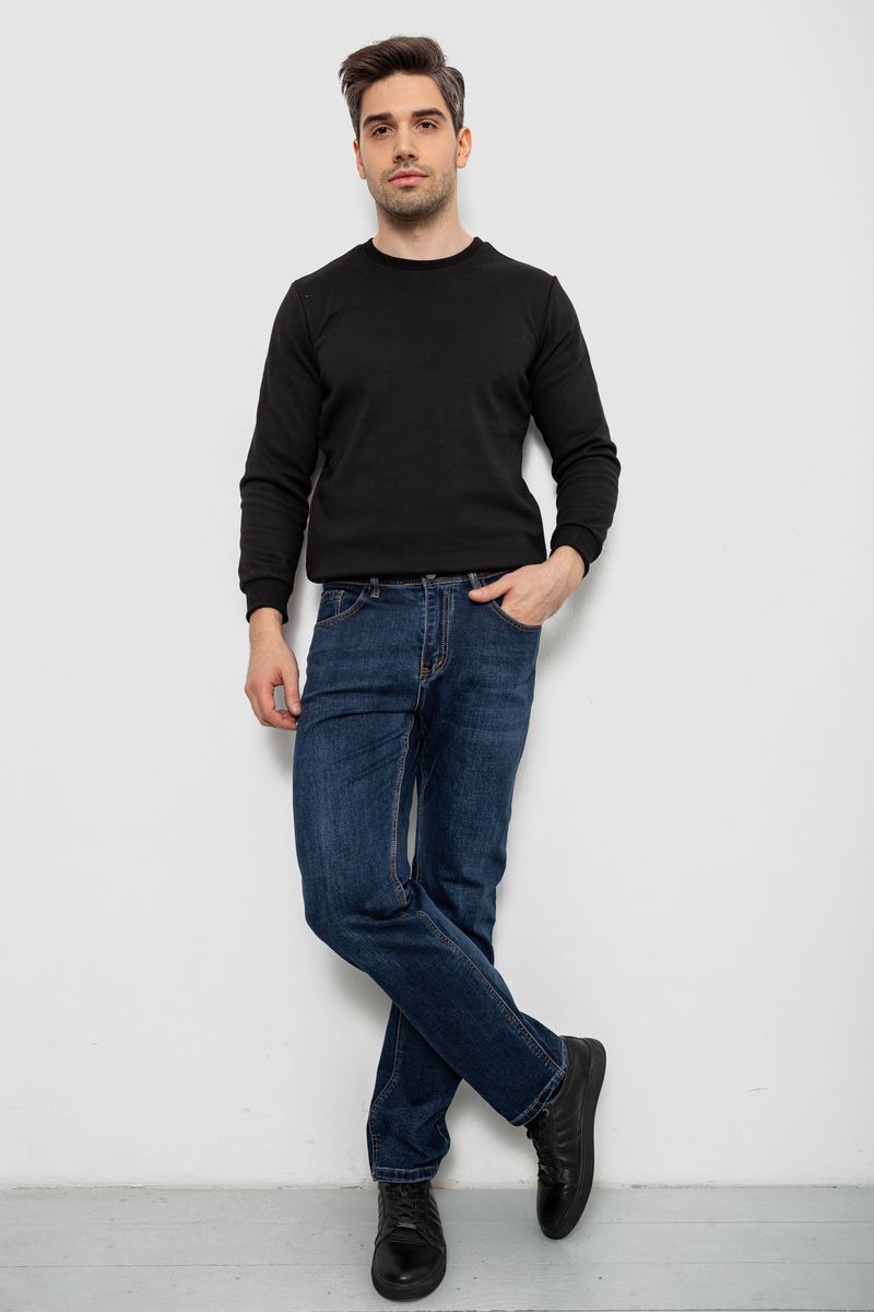 Джинси чоловічі прямого крою, колір синій, 244R9910