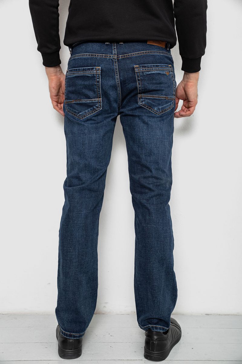 Джинси чоловічі прямого крою, колір синій, 244R9910 - Зображення 4