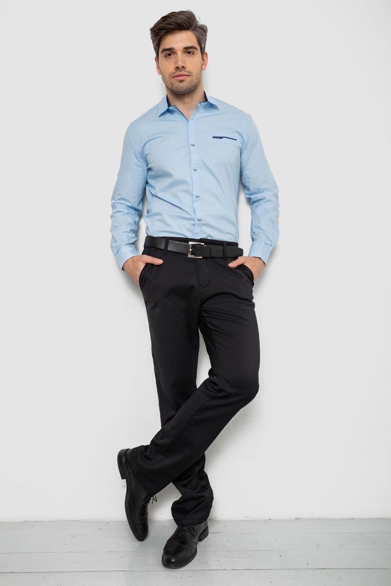 Сорочка чоловіча, колір блакитний, 214R7008
