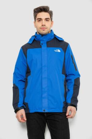 Куртка чоловіча демісезонна з капюшоном, колір синій, 244RZ-2512AL