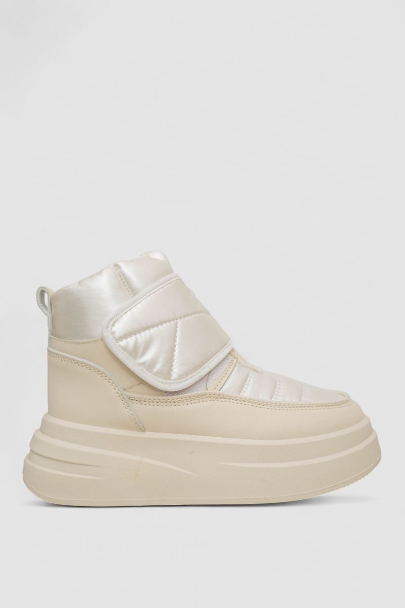 Дутики жіночі зимові на хутрі, колір бежевий, 248RLM10