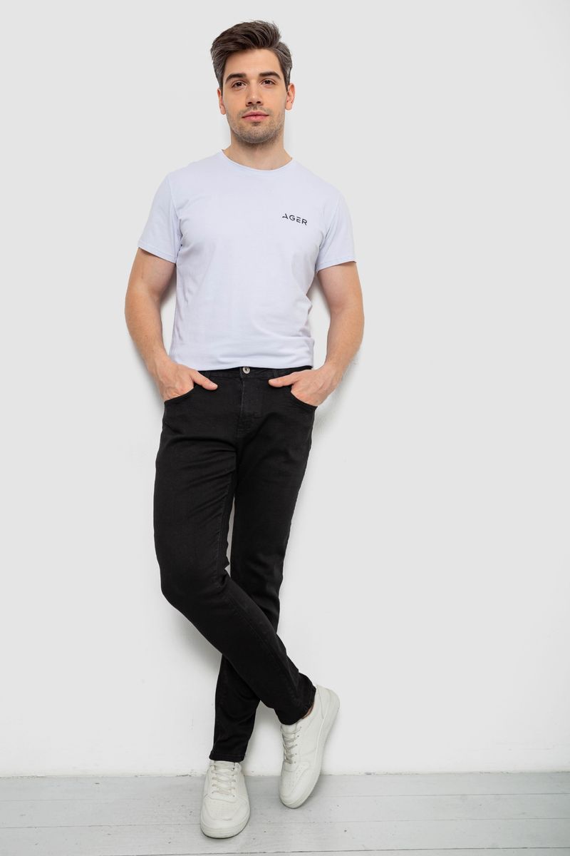 Джинси чоловічі, колір чорний, 244R8347