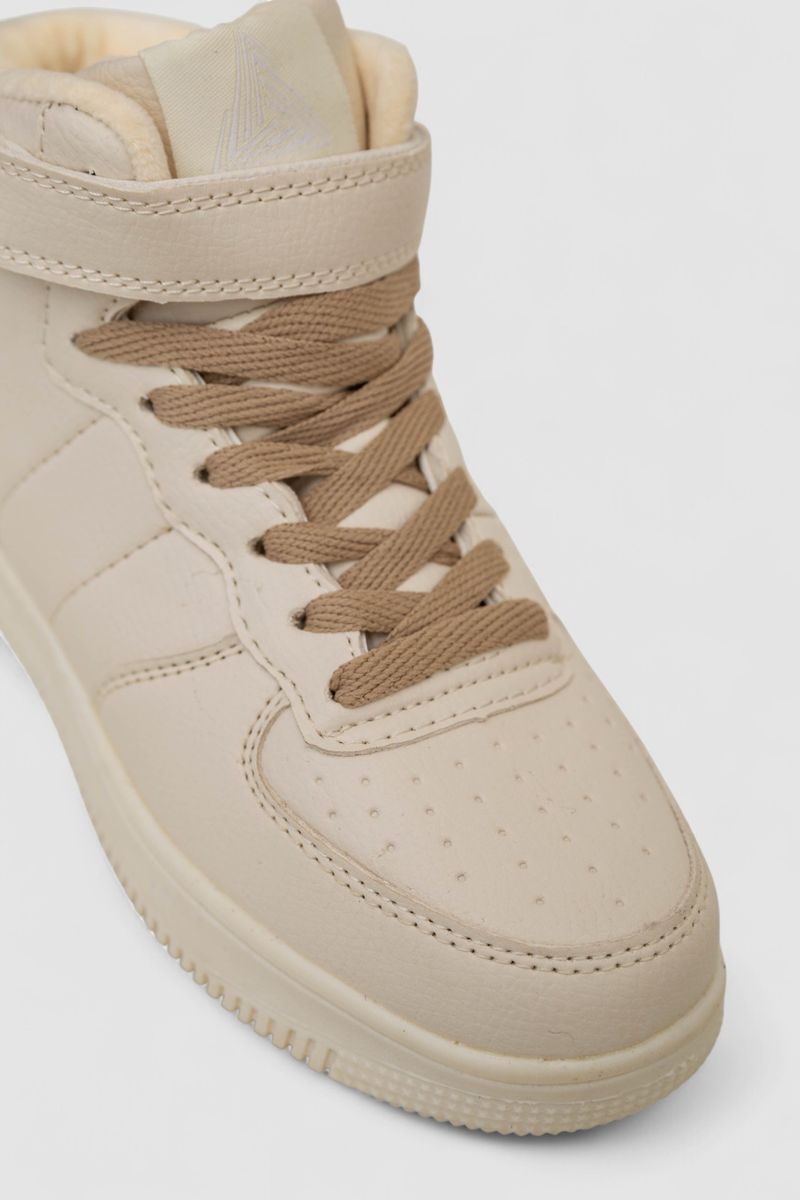 Кросівки жіночі зимові на хутрі, колір бежевий, 248RH1040-5