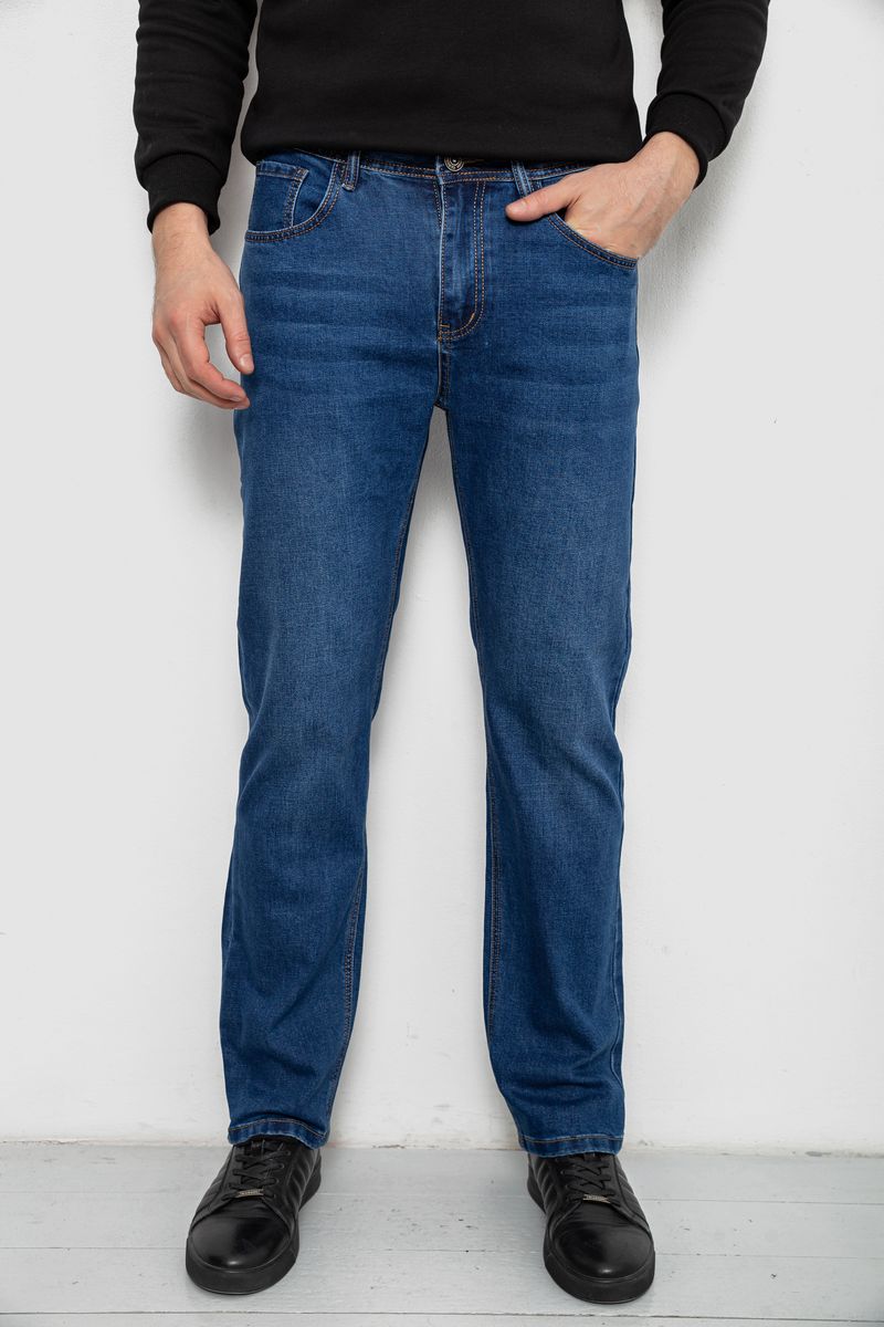 Джинси чоловічі демісезонні, колір синій, 244R9907