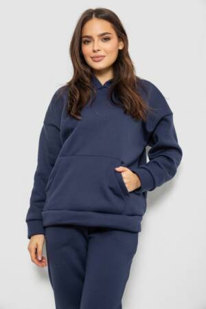 Спортивний костюм жіночий на флісі, колір синій, 257R85