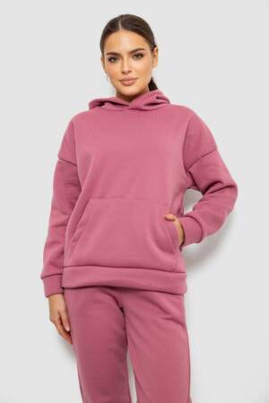 Спортивний костюм жіночий на флісі, колір пудровий, 257R85