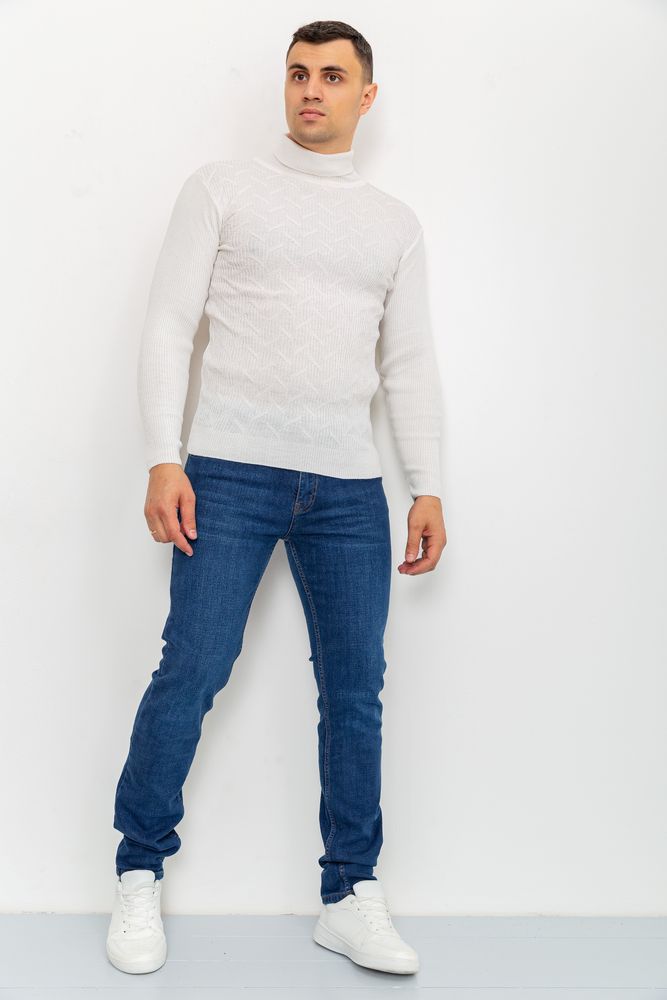 Светр-гольф чоловічий, колір молочний, 161R892