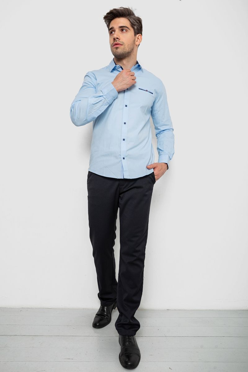 Сорочка чоловіча, колір блакитний, 214R7174
