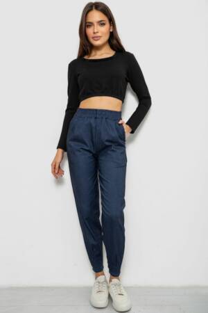 Штани жіночі утеплені, колір синій, 157R327-1