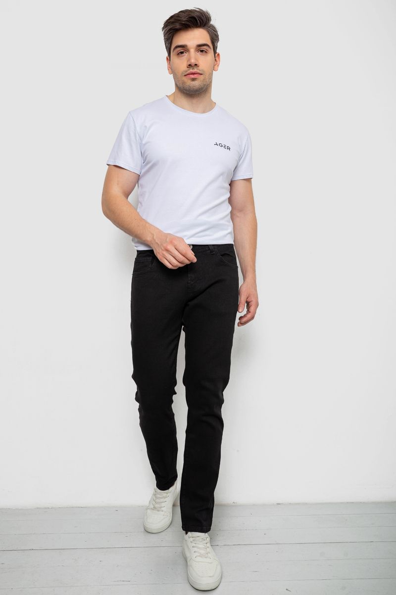 Джинси чоловічі, колір чорний, 244R8346