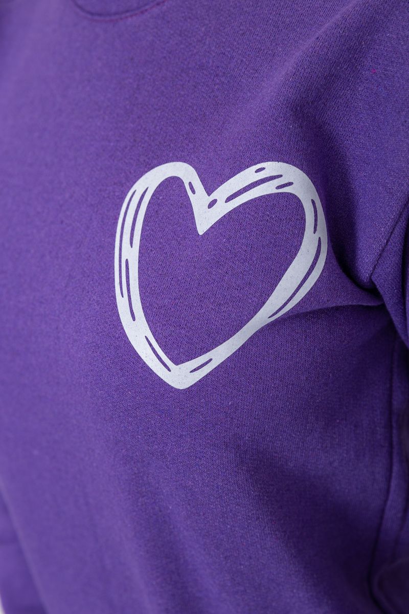 Світшот жіночий, колір фіолетовий, 238R57170 - Зображення 5