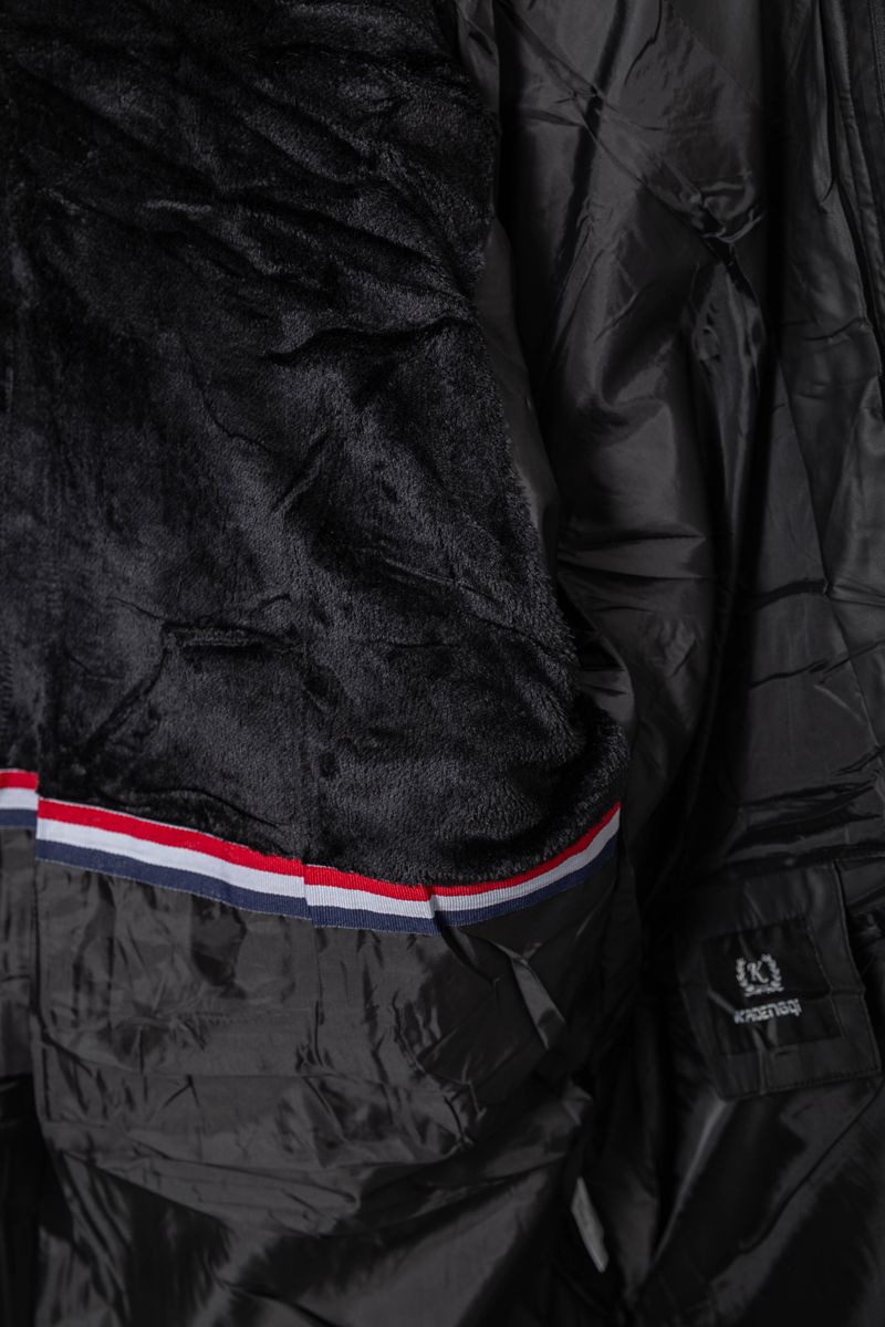 Куртка чоловіча зимова подовжена, колір чорний, 244RH76-30 - Зображення 9