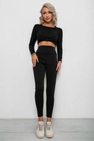 Лосини однотонні, колір чорний, 257R2044