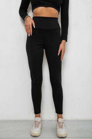 Лосини однотонні, колір чорний, 257R2044