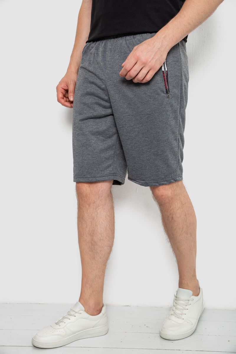 Шорти чоловічі, колір сірий, 244R6700 - Зображення 3