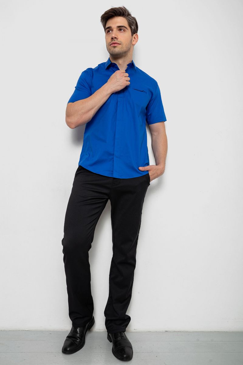 Сорочка чоловіча, колір електрик, 214R7326