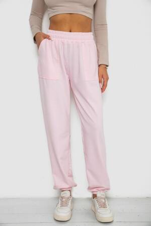 Спортивні штани жіночі, колір рожевий, 238R347-1