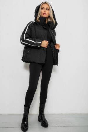 Куртка жіноча, колір чорний, 244R866