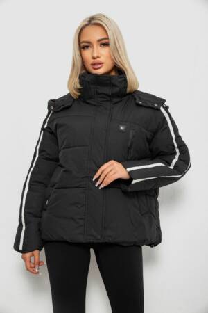 Куртка жіноча, колір чорний, 244R866
