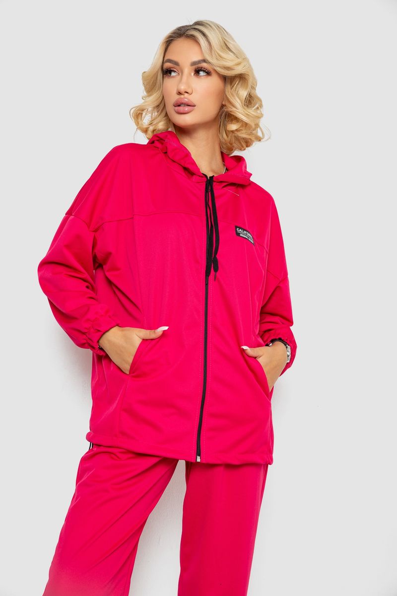 Спортивний костюм жіночий 238R114-1, колір Малиновий