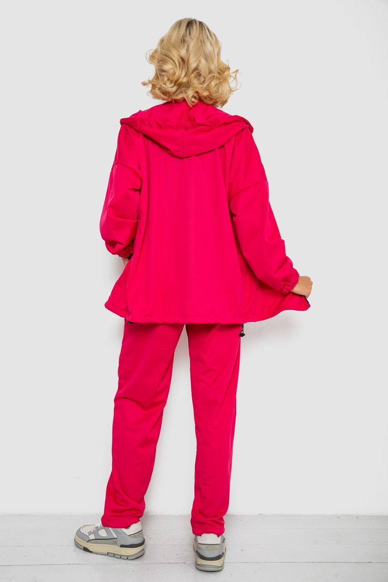 Спортивний костюм жіночий 238R114-1, колір Малиновий - Зображення 4